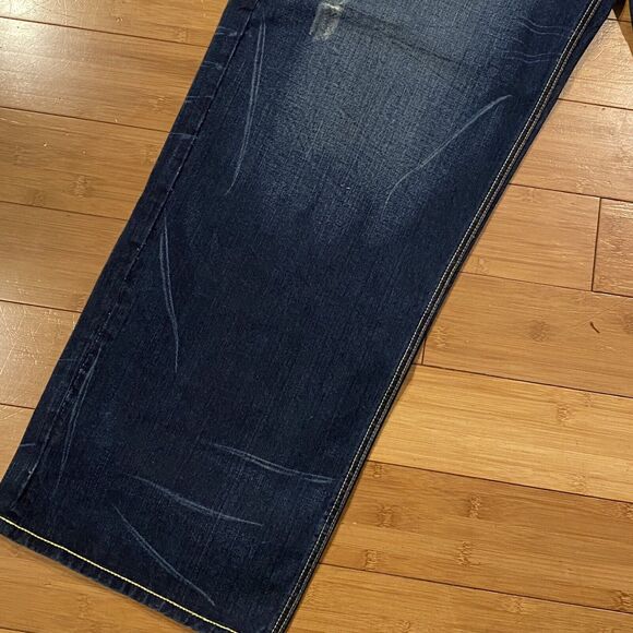 Coogi Jeans 40 X 34 Rainbow Colors Embroidery Dark Wash Denim - Picture 12 of 16